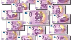 Différentes éditions de ce billet spécial "80e anniversaire du Débarquement" sont disponible sur des sites clés en Normandie.