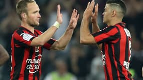 Valère Germain et Hatem Ben Arfa