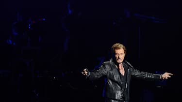 Johnny Hallyday sur scène