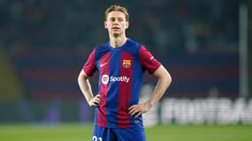 Frenkie De Jong, le 27 janvier 2024, contre Villarreal