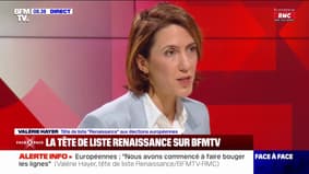 "Tout montre qu'ils veulent sortir de l'Europe": Valérie Hayer, tête de liste Renaissance aux Européennes, au sujet du Rassemblement National