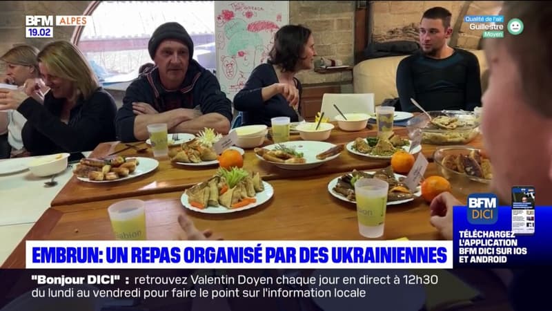 Embrun: des réfugiées ukrainiennes organisent un repas pour récolter des fonds