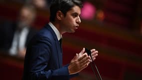 Gabriel Attal à l'Assemblée nationale le 11 octobre 2022