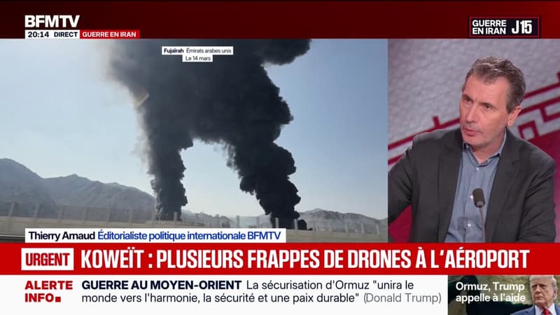 Guerre au Moyen-Orient: plusieurs drones ont ciblé l'aéroport international du Koweït