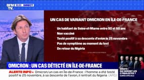 Ce que l'on sait du premier cas de variant Omicron en Ile-de-France