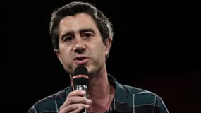 François Ruffin à Villejuif le 13 mai 2017.