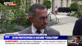Bruno Retailleau: "Il est hors de question d'imaginer une présence de LFI dans un quelconque gouvernement"