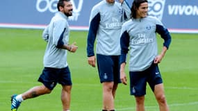 Lavezzi, Ibrahimovic et Cavani