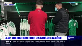 Lille: une boutique dédiée à l'équipe de football d'Algérie