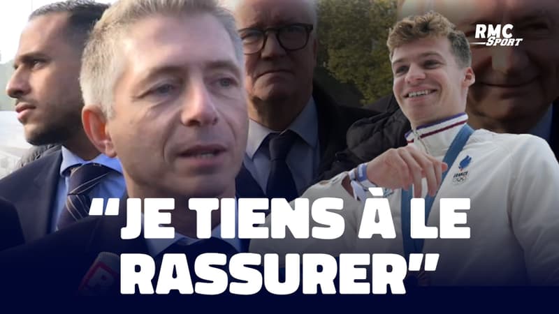 Sport à l'école : “Je tiens à le rassurer” le ministre des sports répond à Léon Marchand