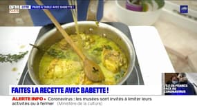 A table avec Babette : Une fricassée de poulet au cidre - 14/03