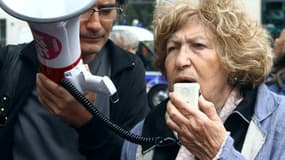 Maya Surduts, porte-parole de la cause féministe, ici à Paris le 11 juillet 2012, s'est éteinte dans la capitale française à 79 ans.