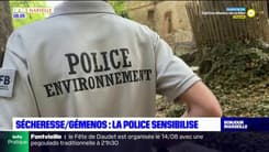Gémenos: face à la sécheresse, la police de l'environnement fait de la prévention