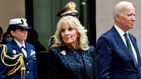 Joe Biden (D) et la Première dame Jill Biden à Rome le 29 octobre 2021

