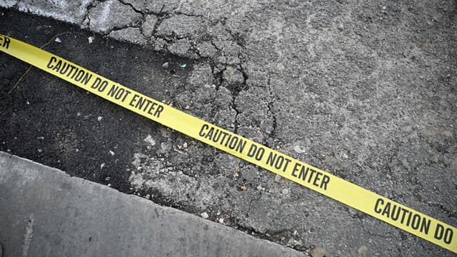 Un périmètre délimité par la police de Californie.