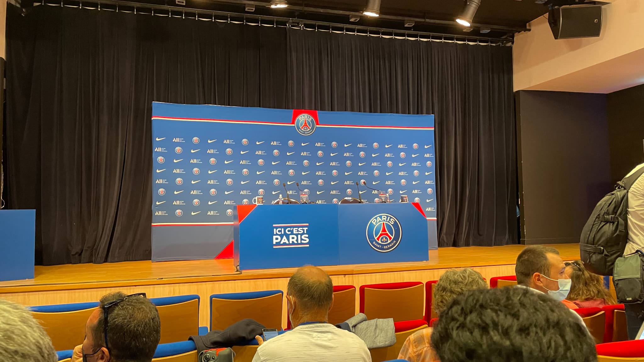 salle de presse Parc des Princes