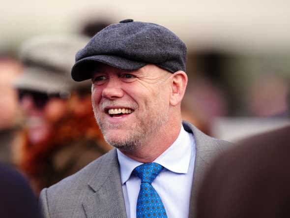 Mike Tindall lors de la course de Cheltenham, le 14 mars 2025