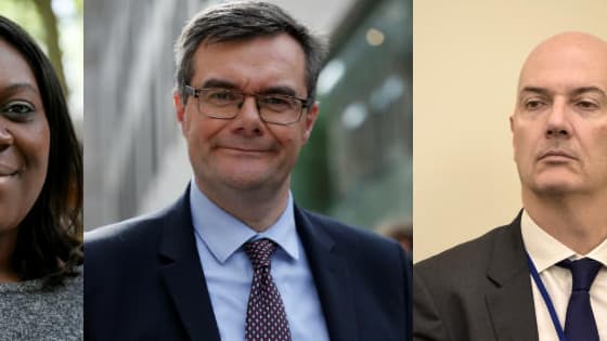 De gauche à droite: Gabriel Attal, Laetitita Avia, Rémy Rebeurotte, Roland Lescure et Amélie de Montchalin.
