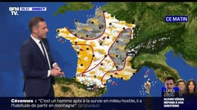 Un temps pluvieux ce matin sur l'Hexagone