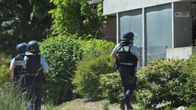 Les gendarmes déployés sur place. 