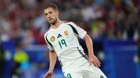 Barnabas Varga lors du match Hongrie-Ecosse (1-0, Euro), le 23 juin 2024