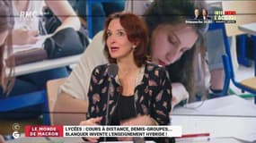 Le monde de Macron: Cours à distance, demis-groupes... Blanquer invente l'enseignement hybride dans les lycées - 06/11