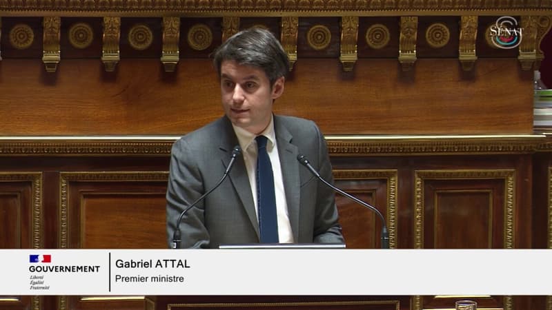 Gabriel Attal au Sénat: 