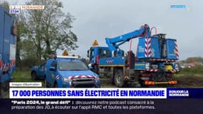 Tempête Ciaran: 17.000 foyers toujours privés d'électricité