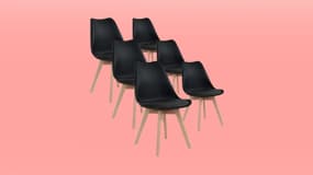 Ce lot de 6 chaises scandinaves fait un carton sur Cdiscount (le prix explique tout)