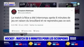 Hockey: le match de Mulhouse contre Nice reporté à cause de la buée