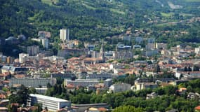 Vue aérienne de la ville de Gap.