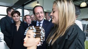 François Hollande a rencontré des jeunes apprentis mardi.