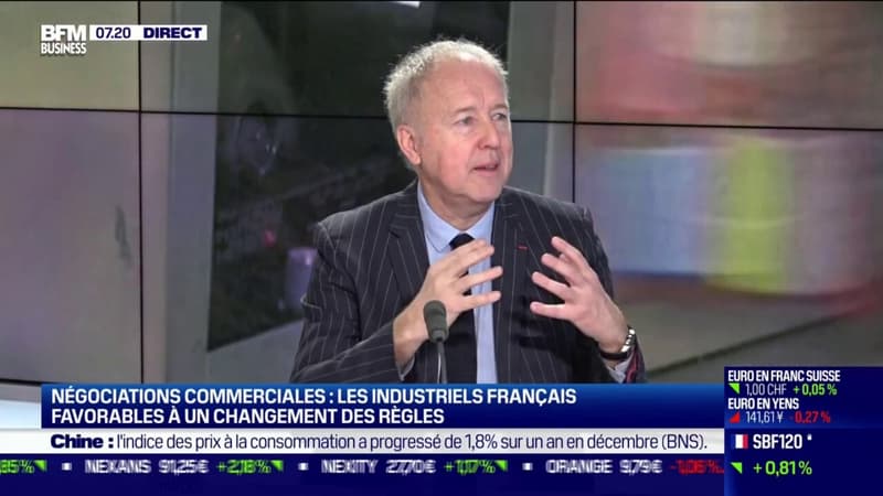 Négociations commerciales: les industriels français favorables à un changement des règles