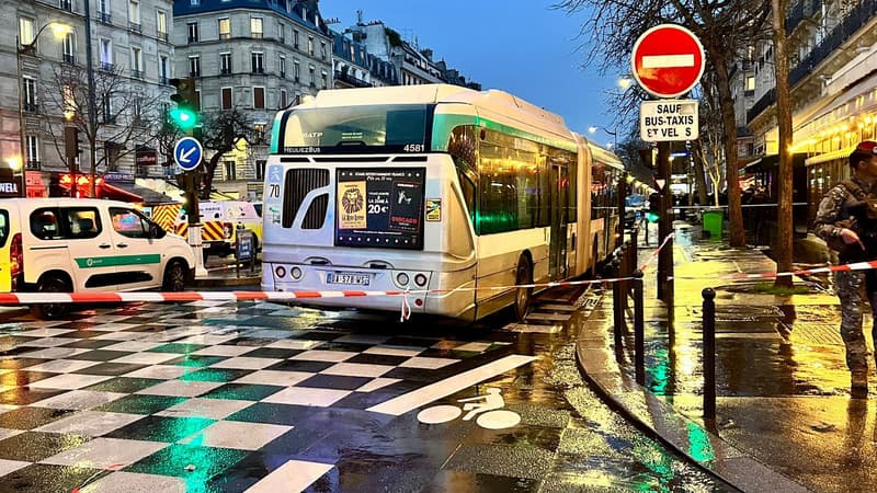 Un homme menace avec un couteau un chauffeur de bus à Paris, un policier fait usage de son arme et le blesse