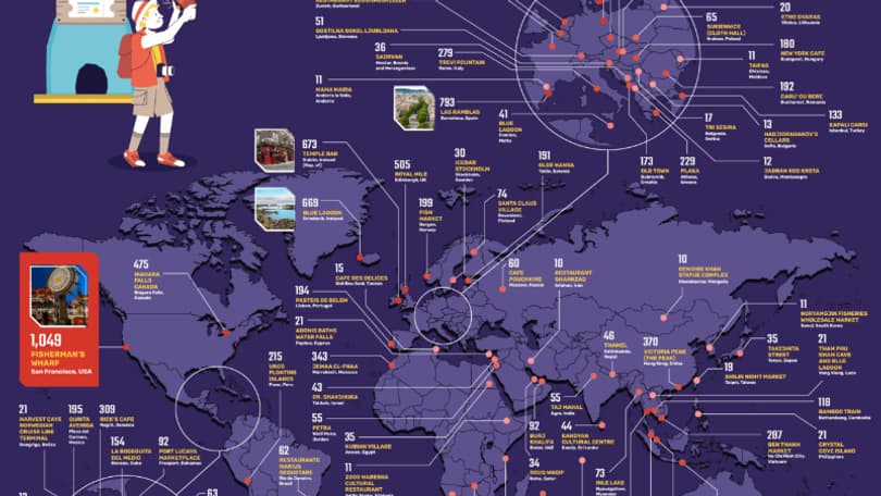 Une carte pour éviter les attrapes-touristes. Une carte pour éviter les attrapes-touristes.