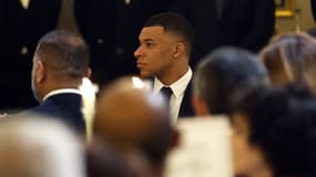Kylian Mbappé à l'Elysée le 27 février 2024