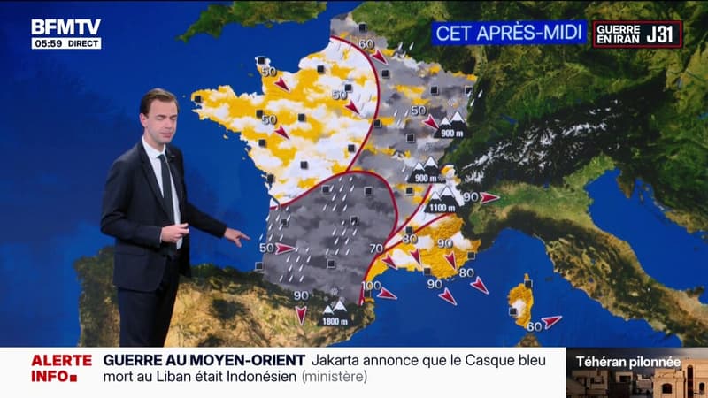 Des conditions météo douces et fraîches ce lundi 30 mars