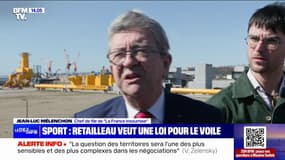 Débat sur le voile dans le sport: Jean-Luc Mélenchon dénonce "une course à l'échalote de la violence verbale"