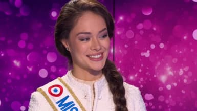 Hinaupoko Devèze, Miss France 2026, le 11 décembre 2025 sur le plateau de BFM2