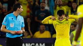 Alex Baena lors du match entre Villarreal et Almeria, le 23 octobre 2022.