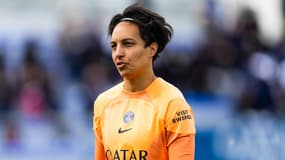 La gardienne Sarah Bouhaddi avec le PSG en mars 2023