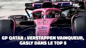 GP Qatar : Verstappen vainqueur, Gasly dans le Top 5