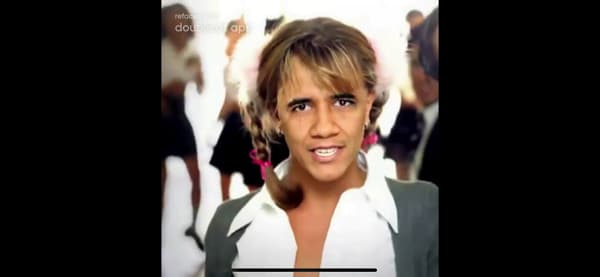 Les traits de Barack Obama sur ceux de Britney Spears Les traits de Barack Obama sur ceux de Britney Spears