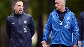 Franck Ribéry et Didier Deschamps