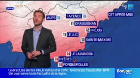 Météo Var: de grosses averses toute la journée, il fera 14°C à Toulon et au Lavandou
