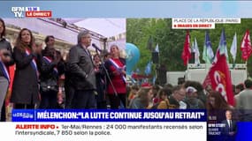 "Ne cédez pas, la lutte continue jusqu'au retrait [de la réforme des retraites]": l'appel aux Français de Jean-Luc Mélenchon 