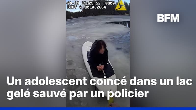 Alaska: un adolescent coincé dans un lac gelé sauvé par un policier