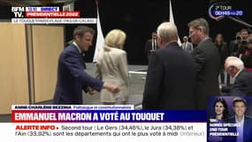 Présidentielle: Emmanuel Macron a voté au Touquet dans le Pas-de-Calais