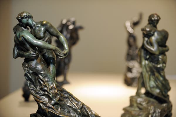 "La Valse", de Camille Claudel, lors d'une rétrospective au Musée Rodin en 2008