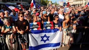 Rassemblement contre l'antisémitisme à Montpellier le 27 août 2024